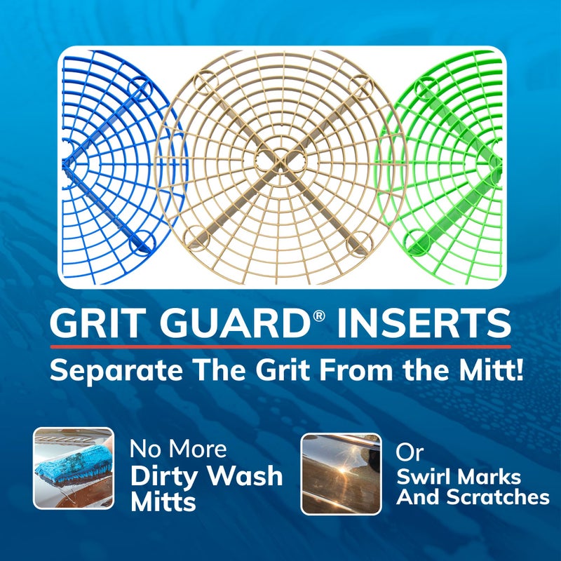 Grit Guard The Original Red Bucket Insert - 10" Diameter Car Wash Bucket for Car Washing, Detailing Compatible with 3.5, 4, 5 and 6 Gallon Buckets - Image 2